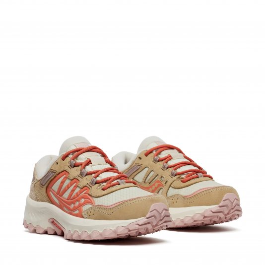 Grid Peak Beige/Tan/Orange