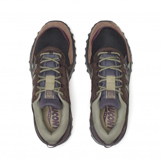 Grid Peak Brown/Black/Wine
