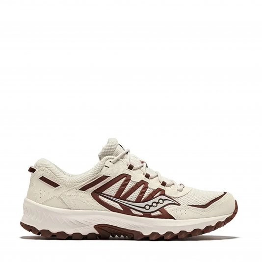 Grid Peak Sand/Burgundy