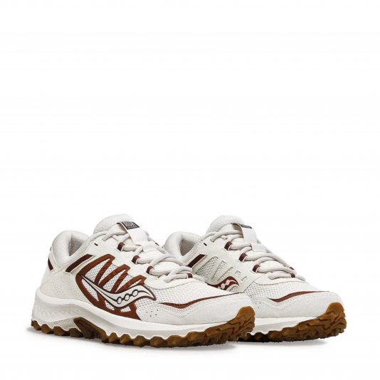 Grid Peak Sand/Burgundy
