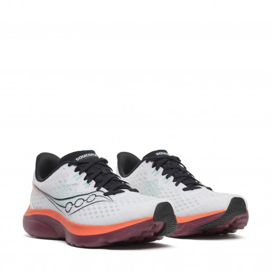 Kinvara Elite 16 White/Maroon/Orange