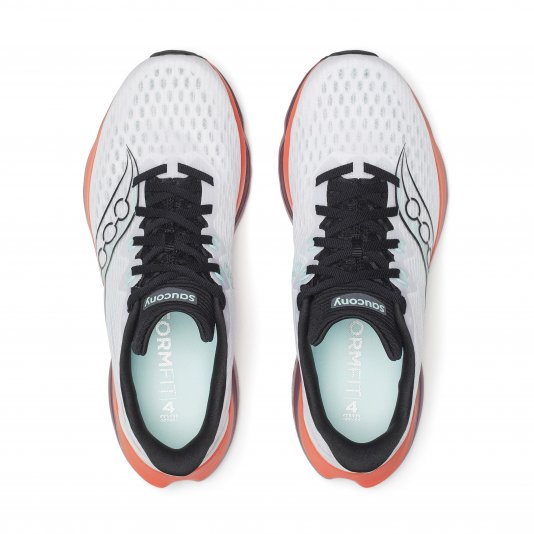Kinvara Elite 16 White/Maroon/Orange