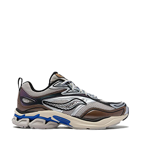 Grid Fusion Silver Gray/Brown/Navy
