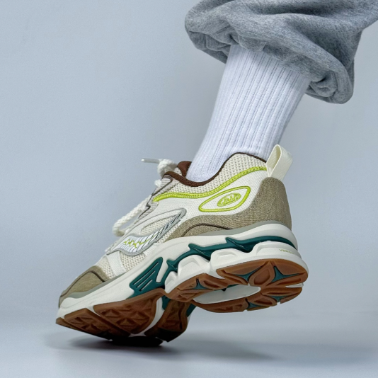 Grid Fusion Wheat/Multicolor