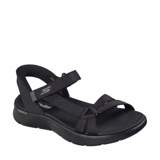 Go Walk Flex Sandal W Black/Black