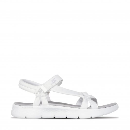 Go Walk Flex Sandal White/Grey