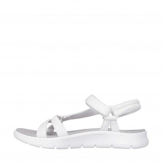 Go Walk Flex Sandal White/Grey