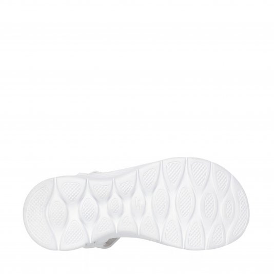 Go Walk Flex Sandal White/Grey