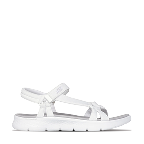 Go Walk Flex Sandal White/Grey