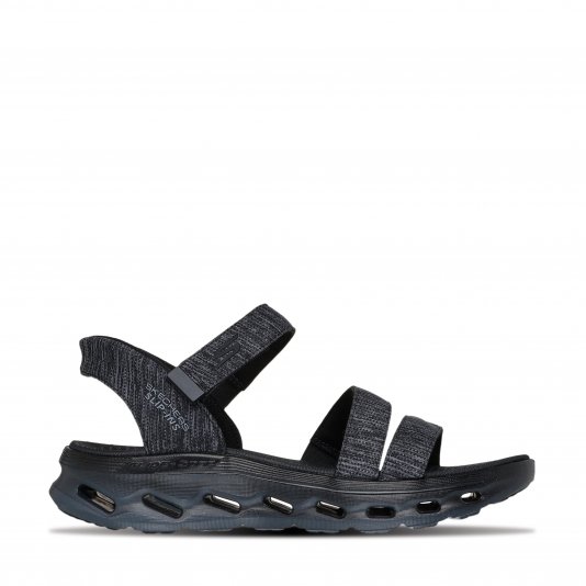 Go Walk Glide Step 2.0 Sandal Black/Grey