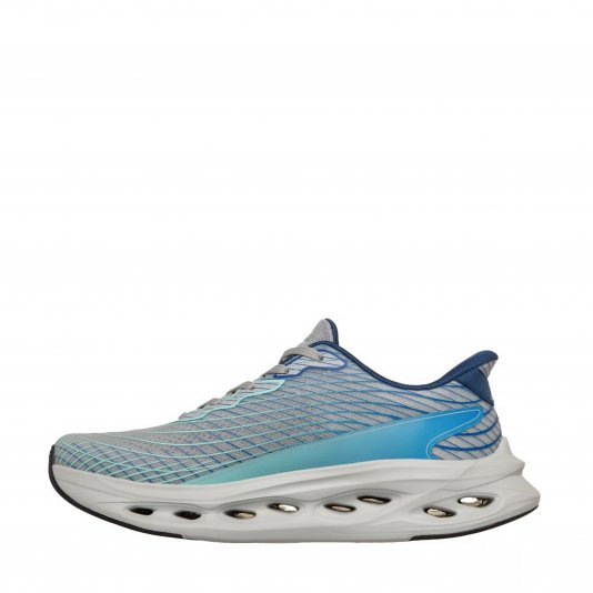 Max Cushioning Glide Step Grey/Blue