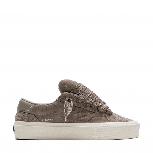 Logan Puff Taupe Bevel