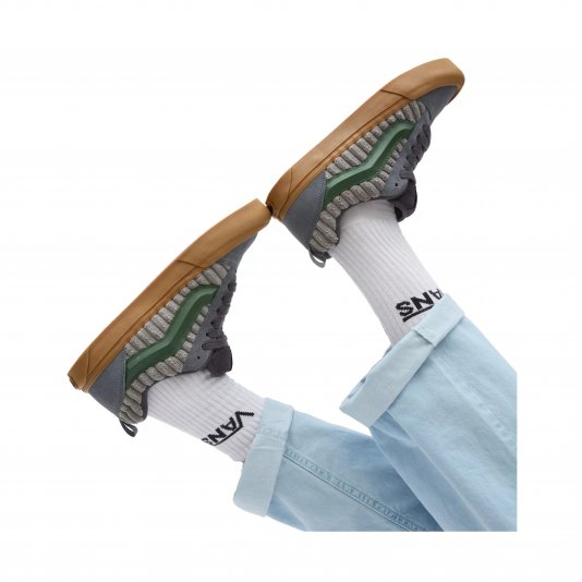Knu Skool Gumsole Dark Grey/Green