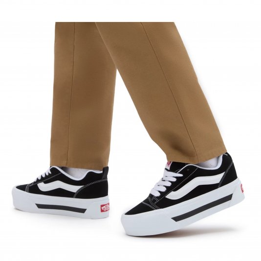 Knu Skool Max Stackform Black Strip/True White