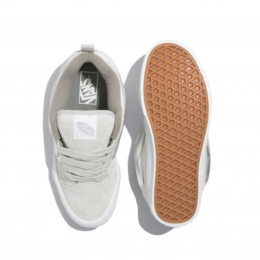 Knu Skool Metallic Silver/True White