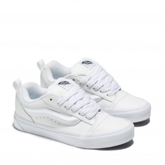 Knu Skool Mono White Leather