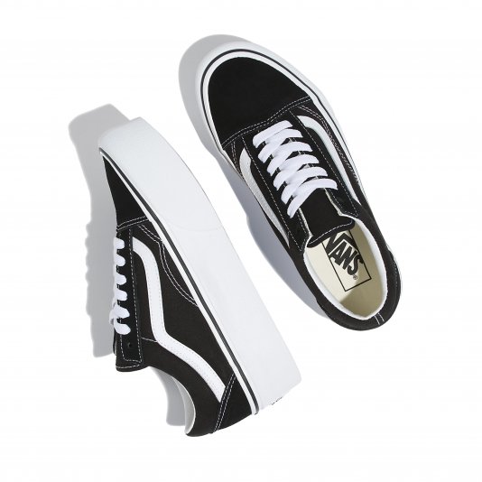 Old Skool Max Stackform Black/True White