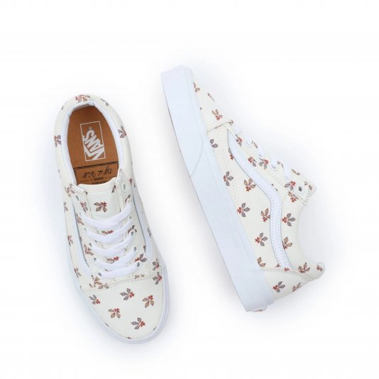 Old Skool Petit Motif White