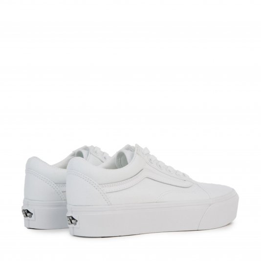 Old Skool Platform Mono True White