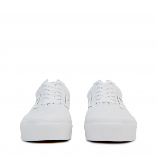 Old Skool Platform Mono True White