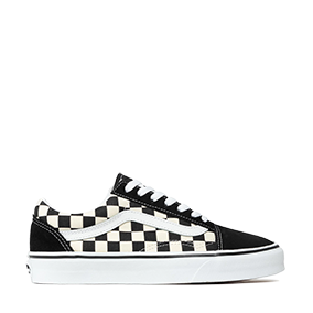 Old Skool Primary Check White/Black