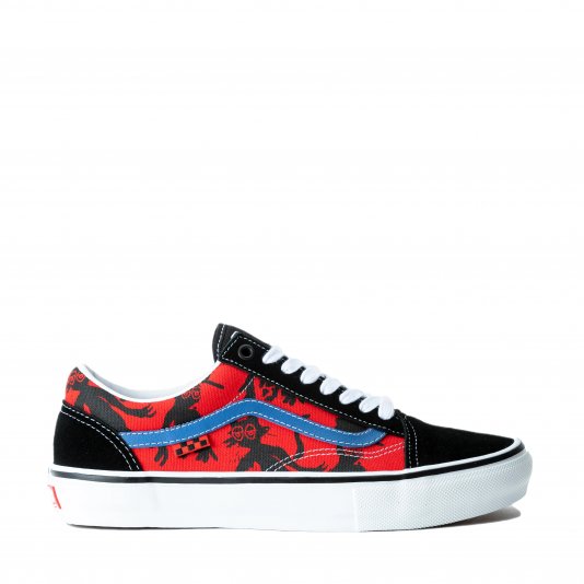 Old Skool Skate X Krooked By Natas Black/Red