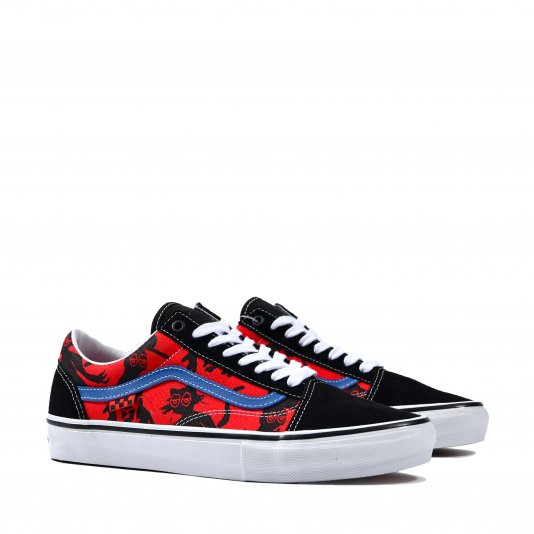 Old Skool Skate X Krooked By Natas Black/Red
