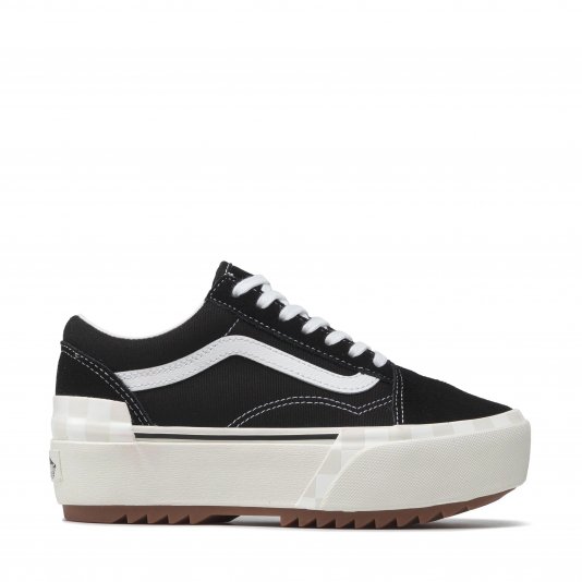 Old Skool Stacked Black/Blanc De Blanc
