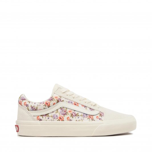 Old Skool Vintage Floral White