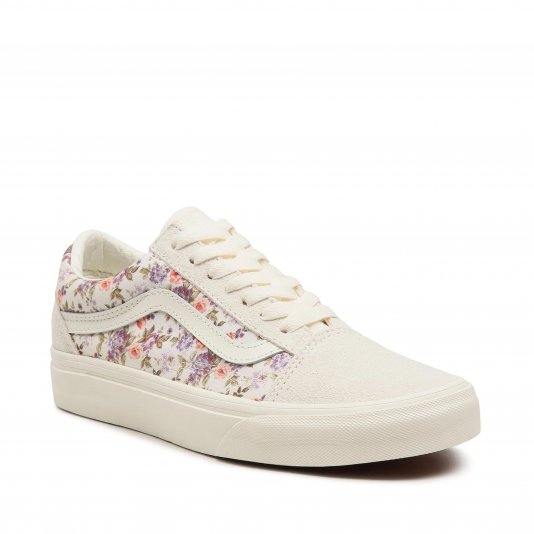 Old Skool Vintage Floral White