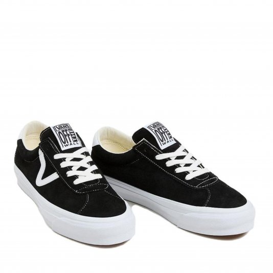Sport 73 LX Pig Suede Black/White