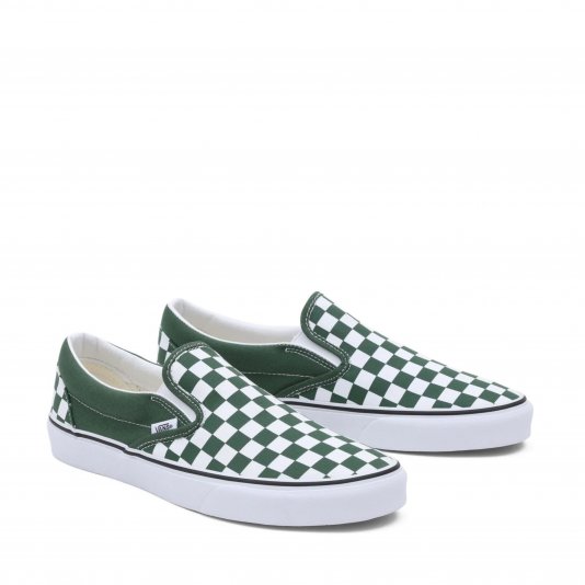 Classic Slip-On Greener Pastures Checkerboard