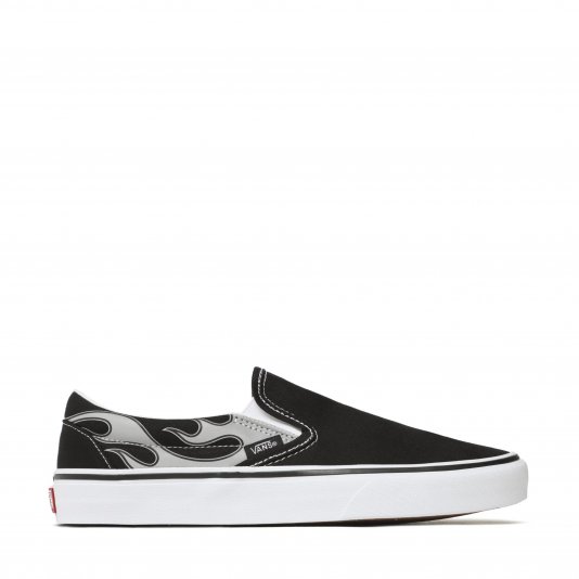 Classic Slip-On Reflective Flame Black