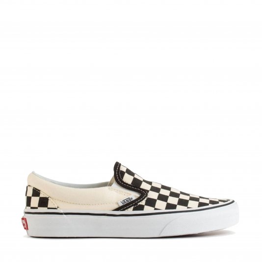Classic Slip-On White Checkerboard