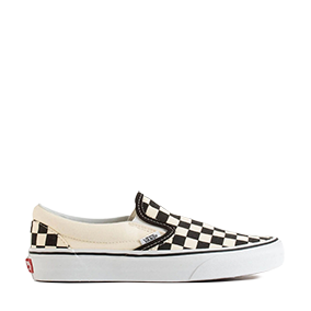 Classic Slip-On White Checkerboard