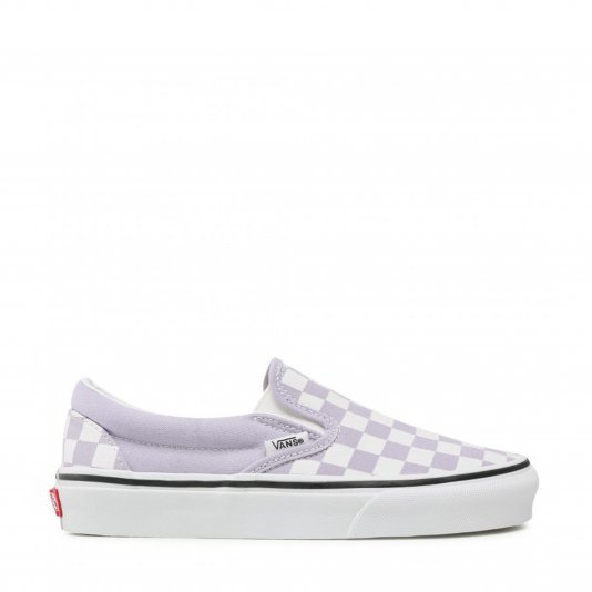Slip-On Classic Checkerboard Languid Lavender/True White