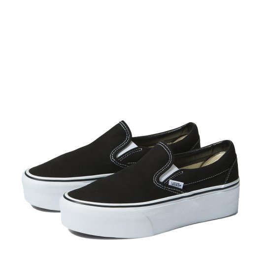 Slip-On Classic Max Stackform Black/True White