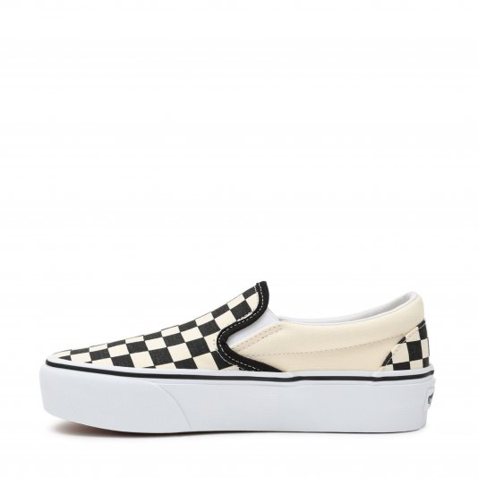Slip-On Classic Platform Checkerboard Black/White