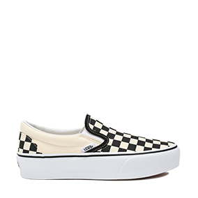 Slip-On Classic Platform Checkerboard Black/White