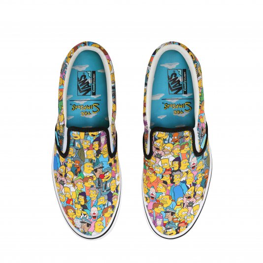 Slip-On ComfyCush X The Simpsons Multicolor