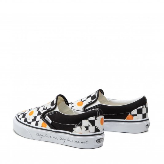 Slip-On Love Me Love Me Not Daisy/True White
