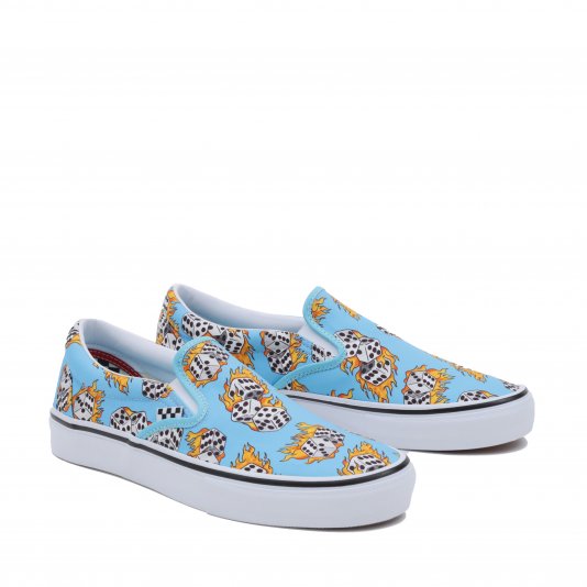 Slip-On Skate Synth Blue