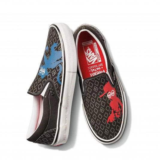 Slip-On Skate X Krooked By Natas Black/Off White