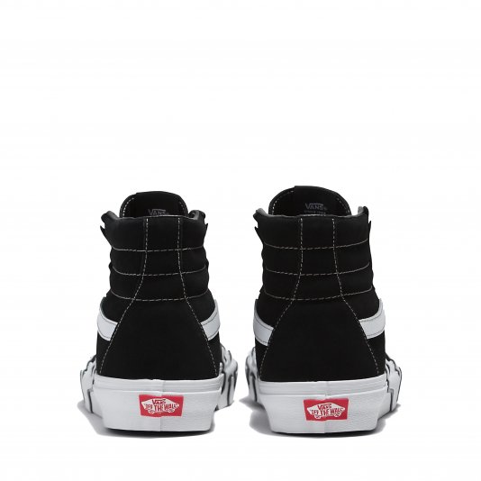 Sk8-HI Flame Black/White Suede