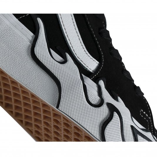 Sk8-HI Flame Black/White Suede