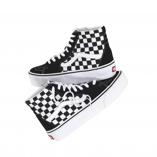 Sk8-HI Platform Checkerboard/White