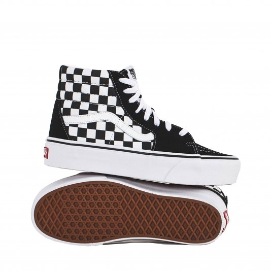 Sk8-HI Platform Checkerboard/White
