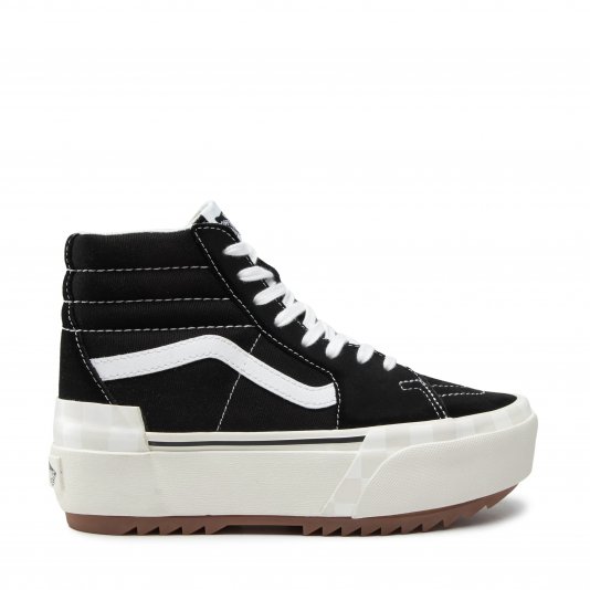Sk8-HI Stacked Black/Blanc De Blanc