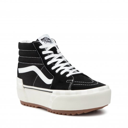 Sk8-HI Stacked Black/Blanc De Blanc