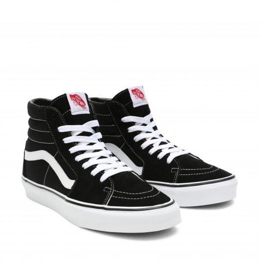 Sk8-HI White/Black Suede